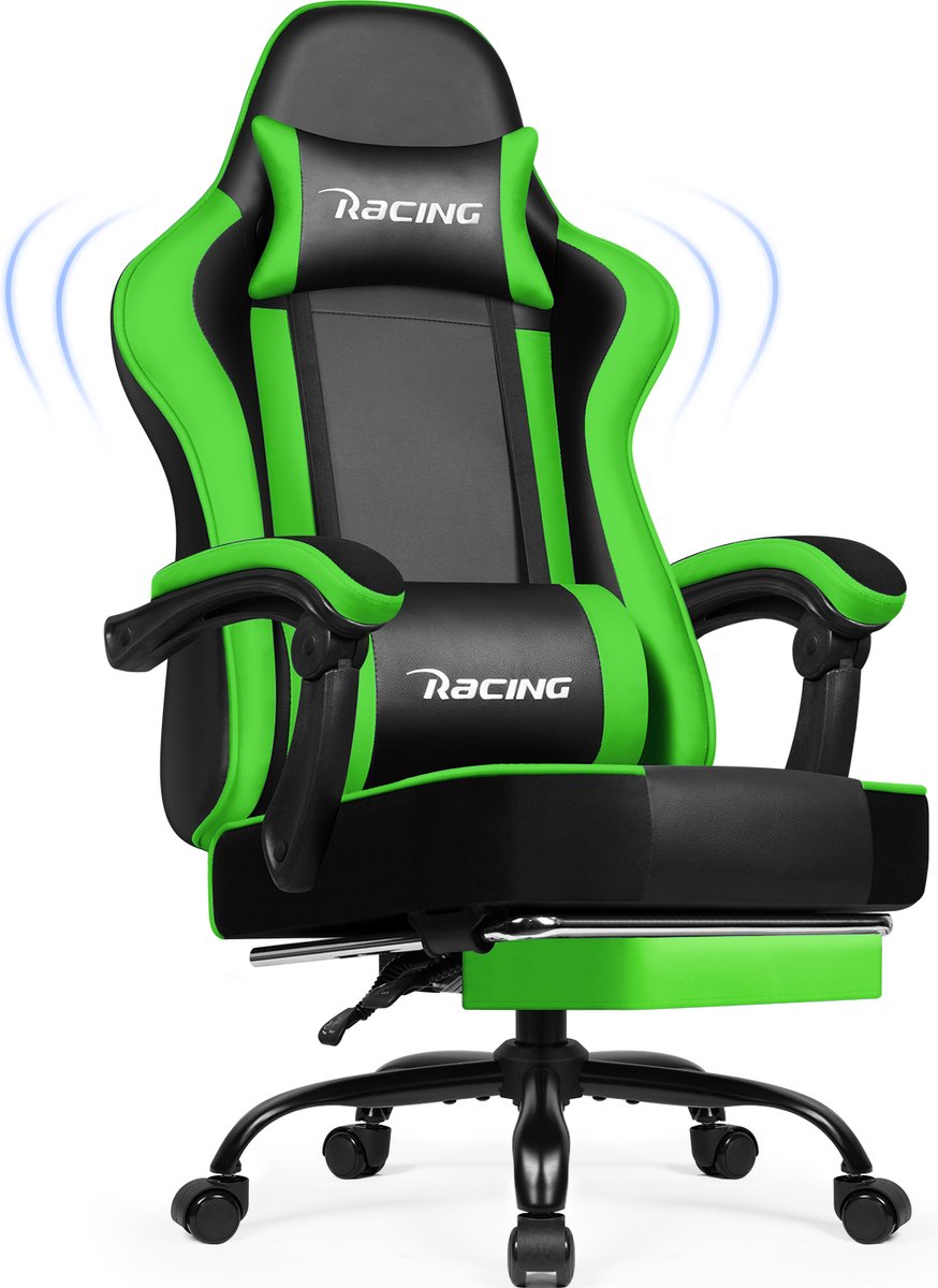 Elekiatech Gaming Stoel Model B Groente 90°-170° Rugleuning - Elekiatech - €129,99