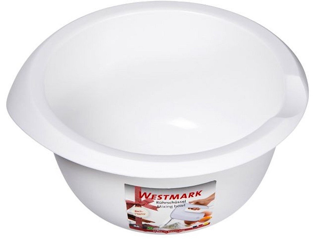 Westmark Mengkom, 2,5 l, met schenktuit, kunststof, wit, 3152227W