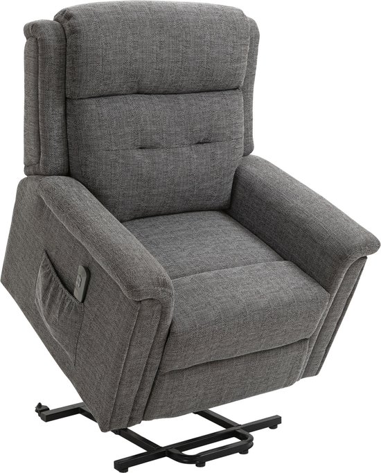 HOMCOM Aufstehsessel mit Seitentasche 713-133V90