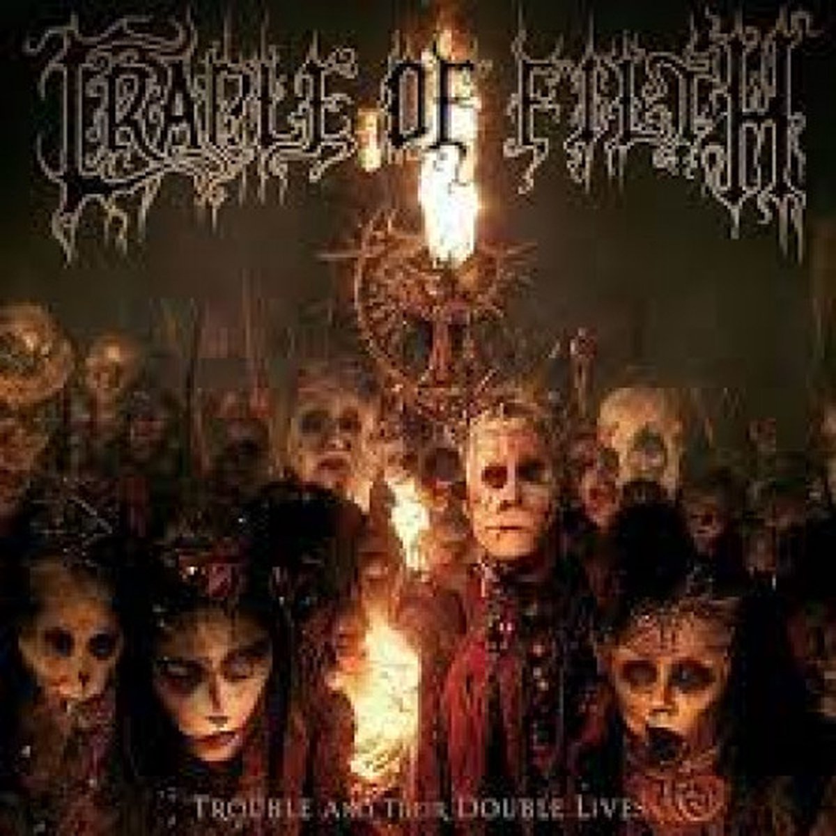 Cradle of Filth - Trouble and their Double Lives 2LP (silver vinyl)