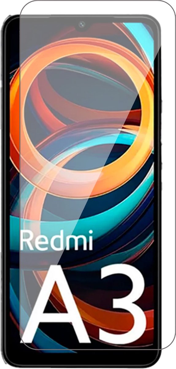 Screenprotector geschikt voor Xiaomi Redmi A3 - Glas Screen Protector