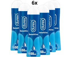 Durex Glijmiddel - Play Sensitive - Waterbasis - 50ml x6 - Voordeelverpakking