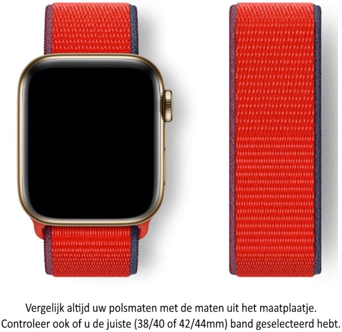 3 kleurig Rood Zwart - Blauw Nylon Horloge Band geschikt voor Apple Watch 1, 2, 3, 4, 5, 6, 7, 8, 9, SE, 42mm, 44mm 45mm "Mannenbreedte" Series - Zacht Geweven Nylon - 42 mm, 44 mm en 45 mm - red black blue - Maat: zie maatfoto