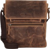 GREENBURRY schoudertas Vintage Crossbody Bag Brown bruine