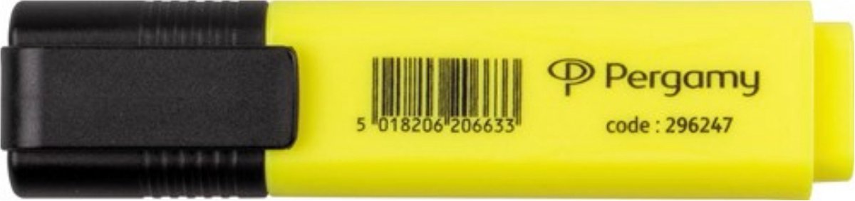 Pergamy markeerstift geel 12 stuks