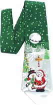 Cravate Sorprese - Cravate de Noël - 100% Soie - Vert - Père Noël - Cravattes - Cadeau
