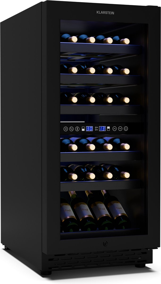 Klarstein Vinovilla 30 Duo Wijnkoelkast - 2 Koelzones - 30 - Klarstein - €625,99