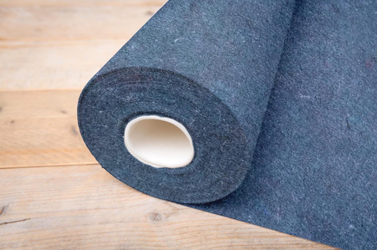 Niba® Geotextiel voor Kunstgras 2x25m (50m²) – Waterdoorlatend - Onkruidwerend - Eenvoudig te snijden - 150 gr/m²