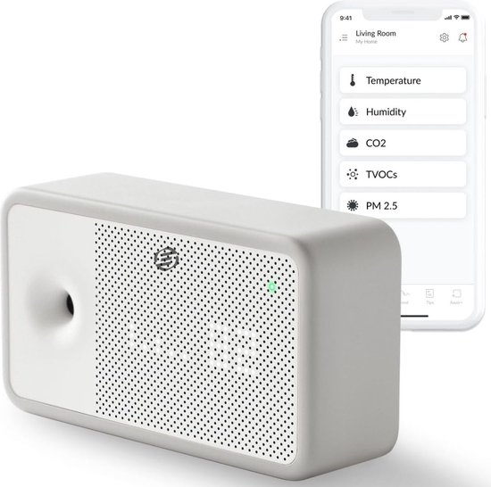 Smart luchtkwaliteitsmonitor - Type detector Koolstofdioxide (CO2