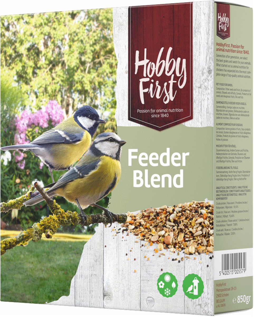 Hobbyfirst Wildlife Feeder Blend - Vogelvoer - 850 g