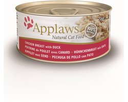 Applaws Cat Blik Chicken & Duck - Kattenvoer - 70 g