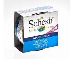 Schesir Hondenvoer Puppy Tonijn Aloe in Gelei 150 gr