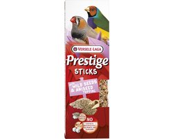 Versele-Laga Prestige Sticks Kleine Zangvogels - Vogelsnack - Zaden Anijs 60 g 2 stuks
