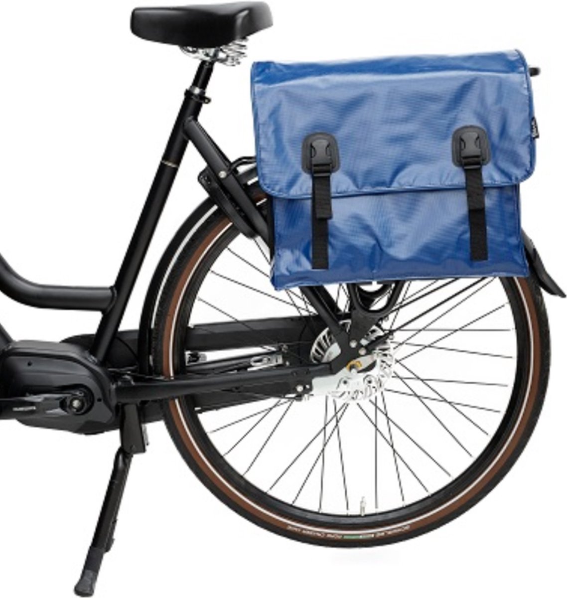 BECK Classic - Dubbele Fietsstas - Bisonyl - Blauw - 46L