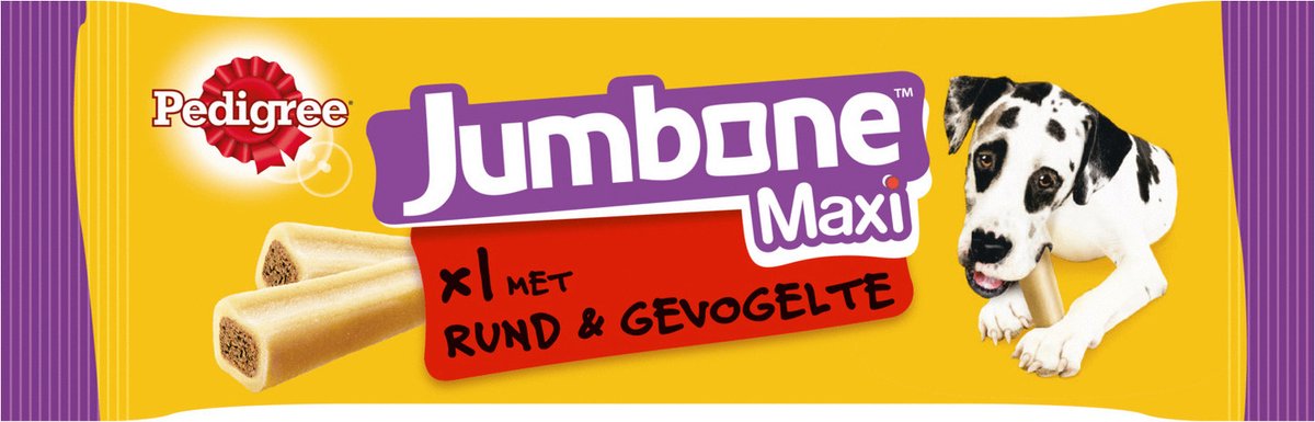 Pedigree Jumbone Maxi - Hondensnacks - Rund Gevogelte 180 g