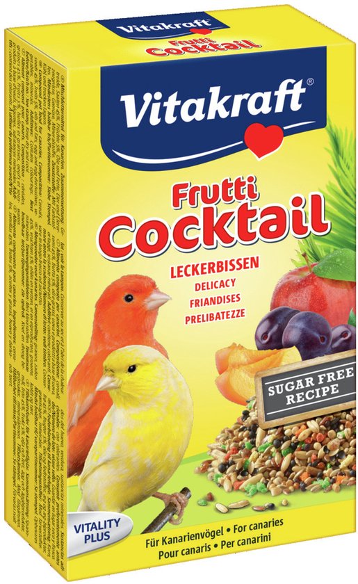 Vitakraft Kanariecocktail Fruit - 200 Gr - Vogelsnack