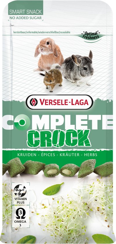 Versele-Laga Complete Crock Herbs - Knaagdiersnack - Kruiden 50 g