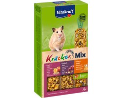 Vitakraft Hamster Kracker 3in1 Mulitvitamine/Honing/Fruit 168 g