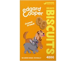 Edgard & Cooper Adult Biscuit Banaan & Pinda 400 gr