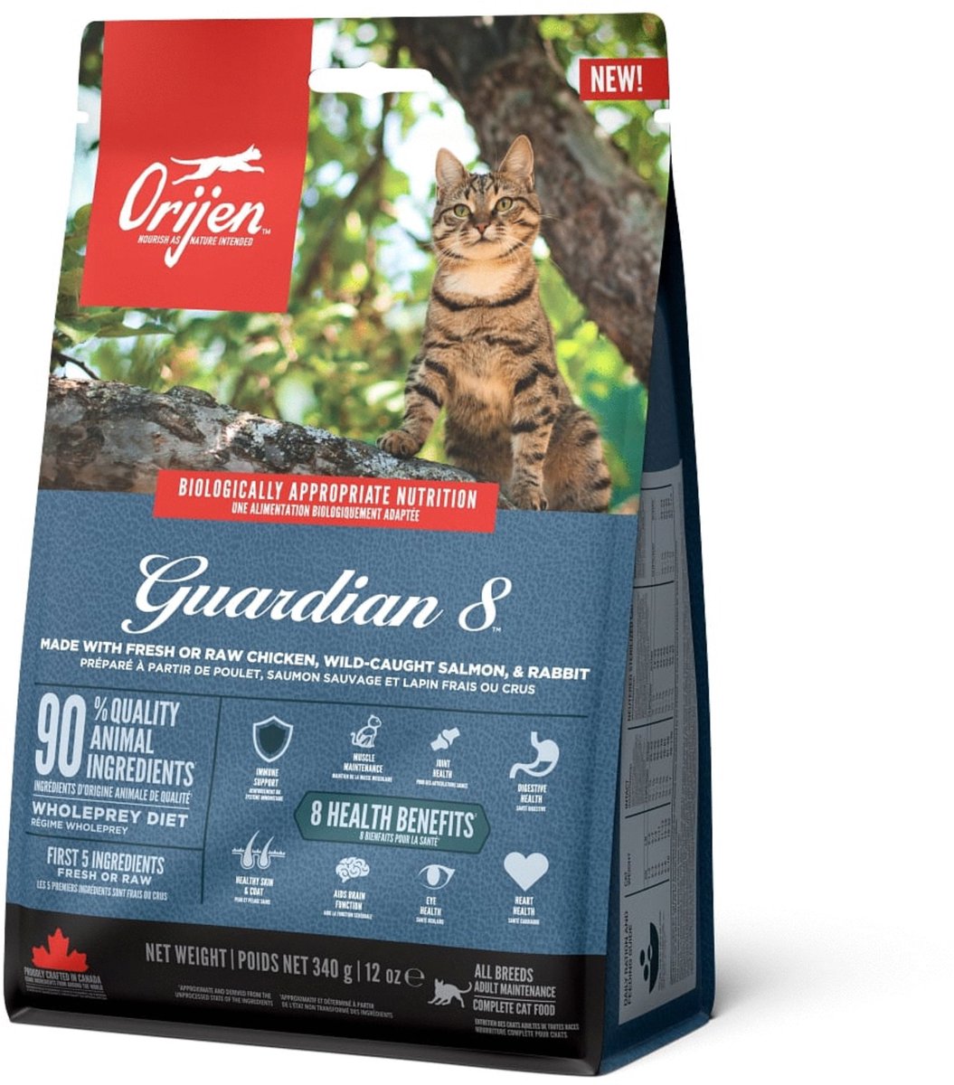 Orijen Guardian 8 Cat Kip&Kalkoen&Zalm - Kattenvoer - 340 g