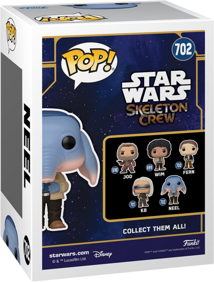 Funko Pop! Star Wars: Skeleton Crew -Neel - Figura de Vinilo Coleccionable - Juguetes para Niños y Adultos - Fans de Star Wars - Modelo de Figura para Coleccionistas