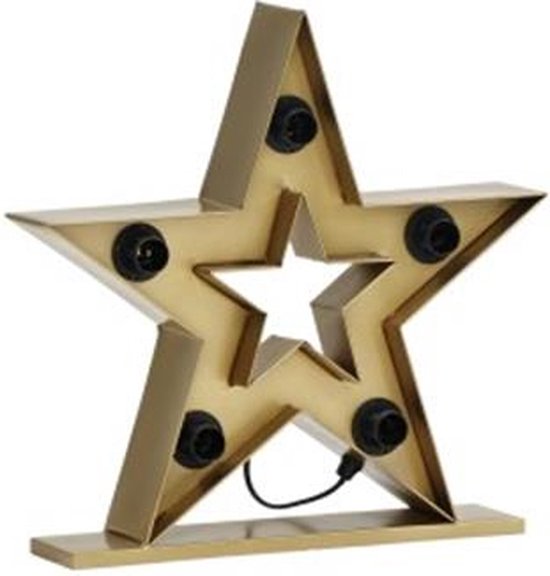 Lamp Ster met 5 lichtjes - Fair Trade