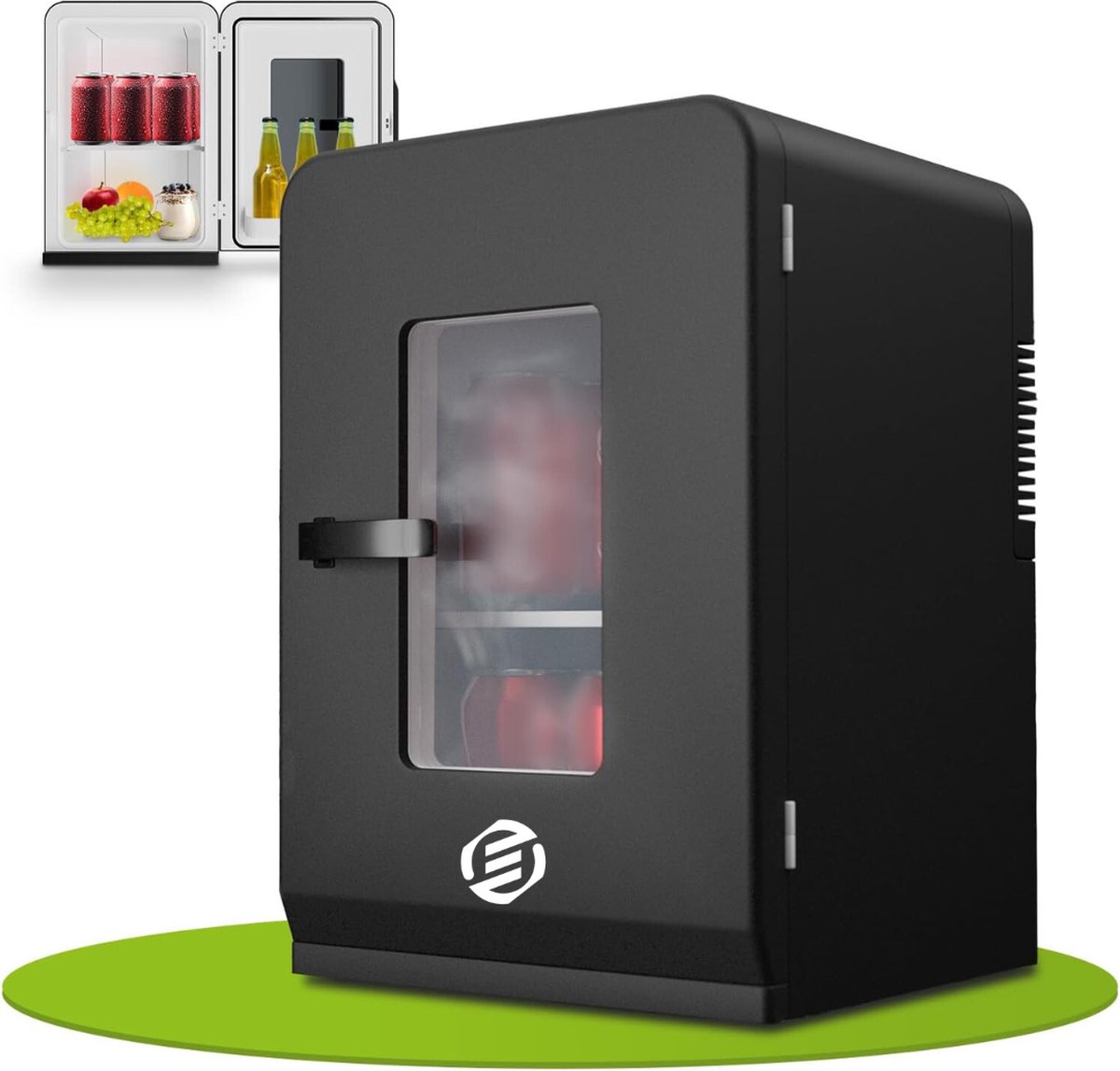 Equivera Mini Fridge for Drinks - Kleine Koelkast - Mini Koelkasten - Minibar - Mini Fridge - Mini Koelkast - Mini Koelkastje - Must have voor in Huis!