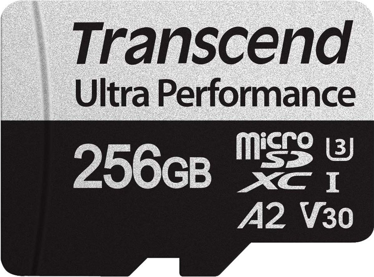 Transcend microSDXC A2 340S - 256GB - Geschikt voor Nintendo Switch