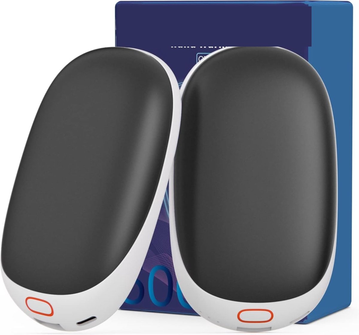 Goedkoopste Handwarmer, oplaadbaar, 2 stuks, zwart
