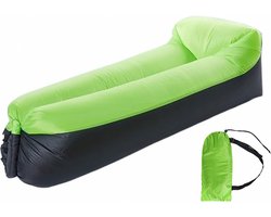 Air Lounger - Luchtbed Zit Sofa - Kampeer Zitzak - Sofa Matras - Lucht Lounger - luchtzak - Strand waterproof luchtzak - Waterbestendig - Lazy bag - tot 180 KG - lucht zitzak