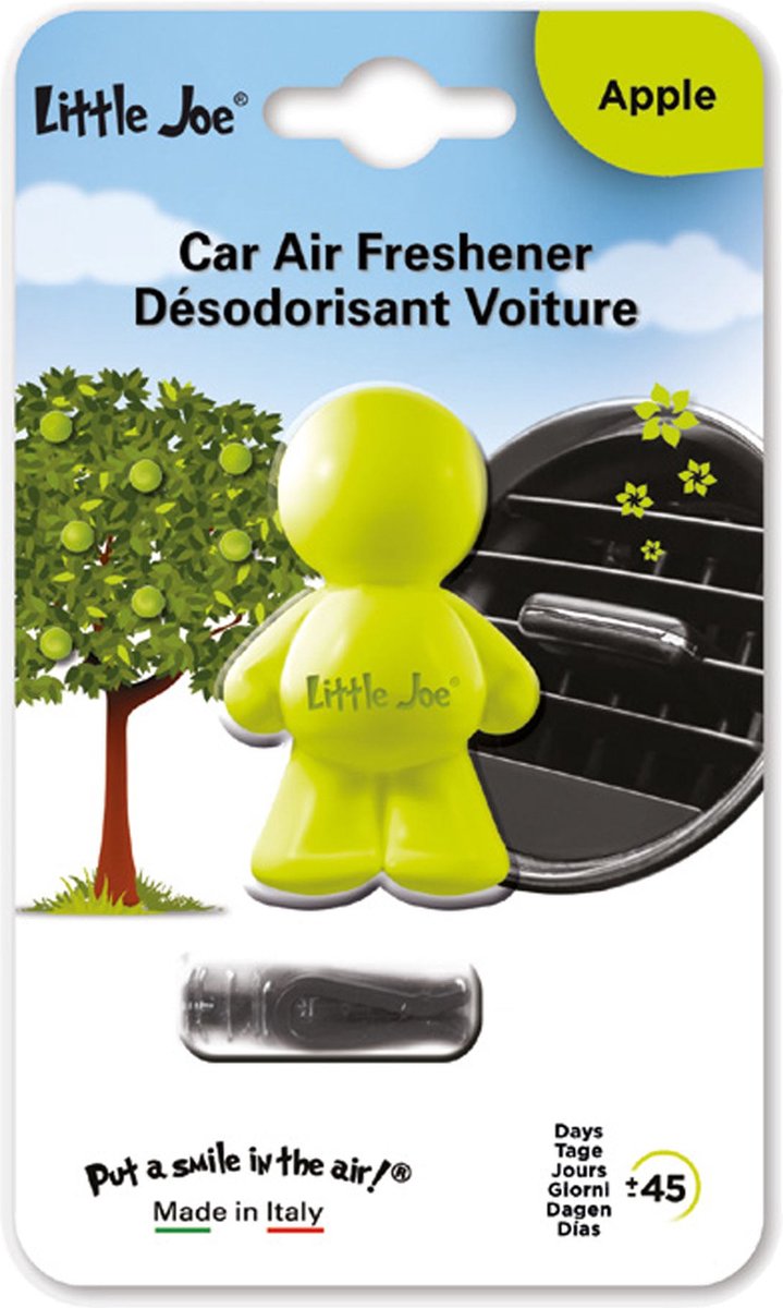 Goedkoopste Little Joe autogeur - Apple - 45 dagen - autoluchtverFrisser