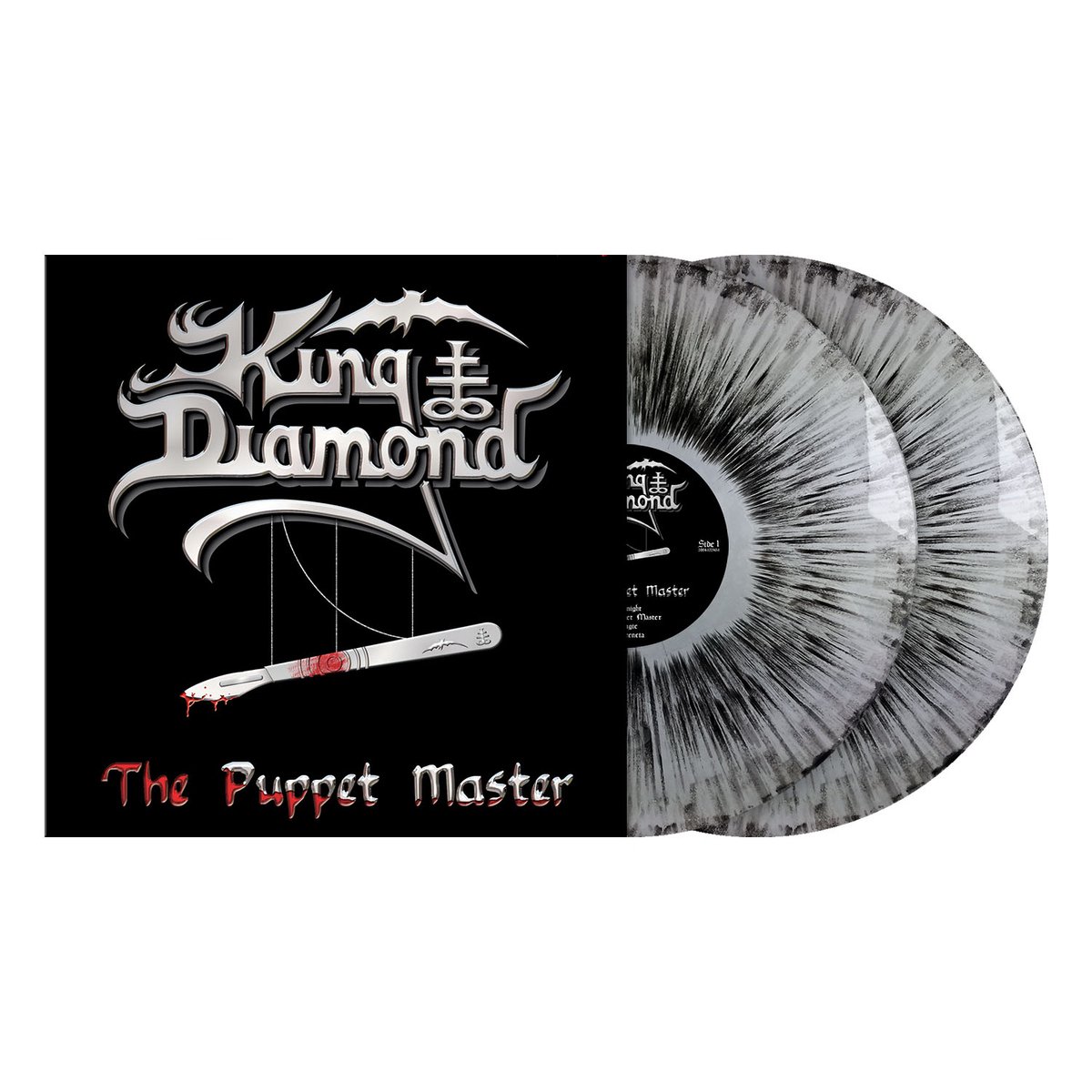 King Diamond - The Puppet Master 2LP (silver blackdust vinyl)