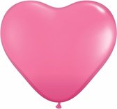 Ballons coeurs roses 10 pièces