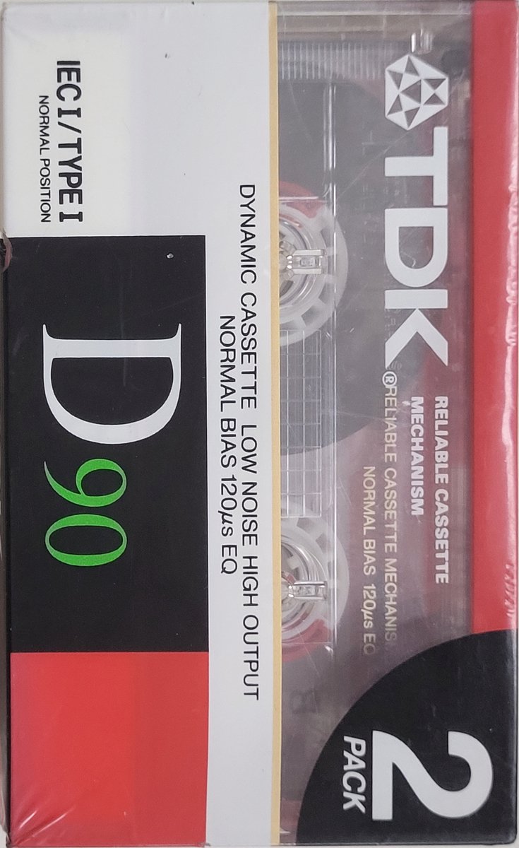 TDK D90 2-pack cassettebandjes