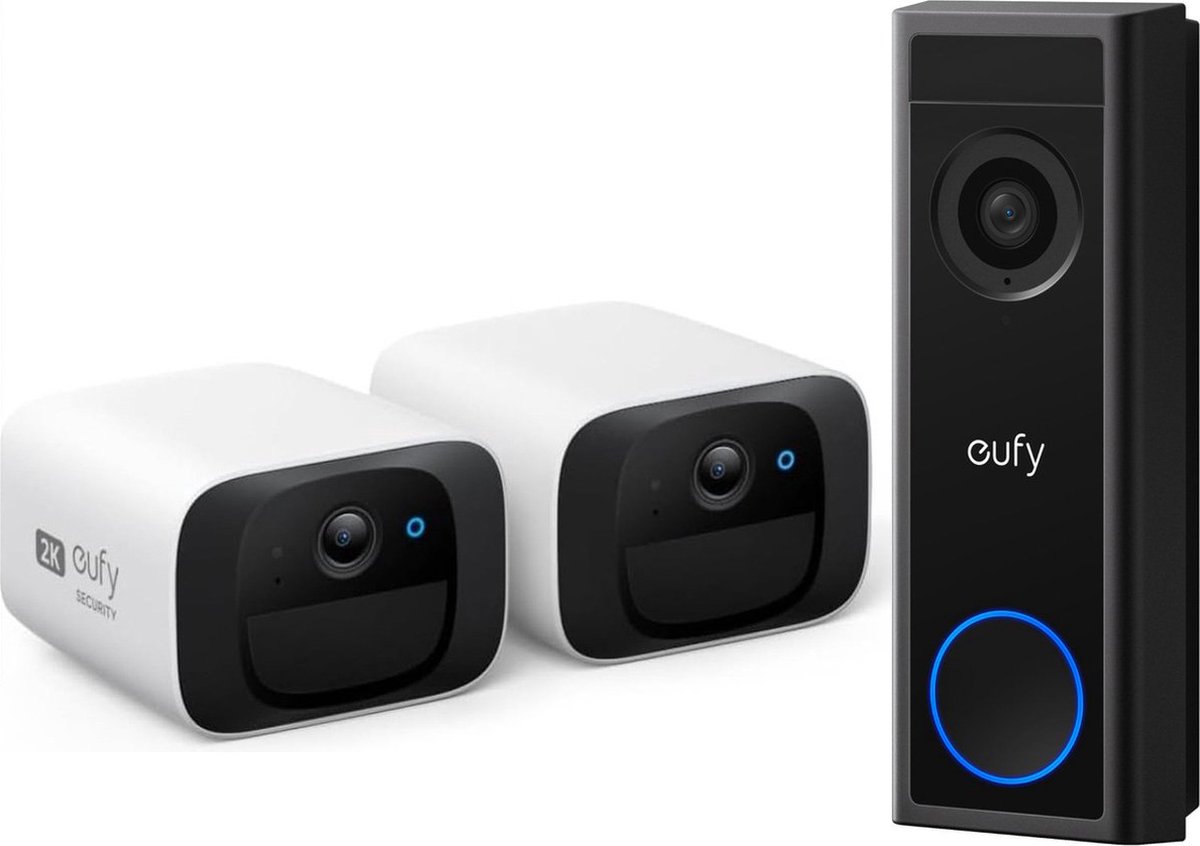 eufy C30 2K Draadloze Video Deurbelset 2K FHD - Accu +