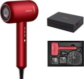Bol.com Jimmy F6 Haardroger - Föhn - Ultrasone haardroger met nano-ion en warmtecontrole - 1800 W - robijnrood aanbieding