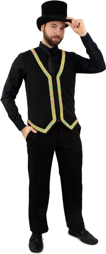 Gilet Met Verlichting En Gouden Rand Heren Man