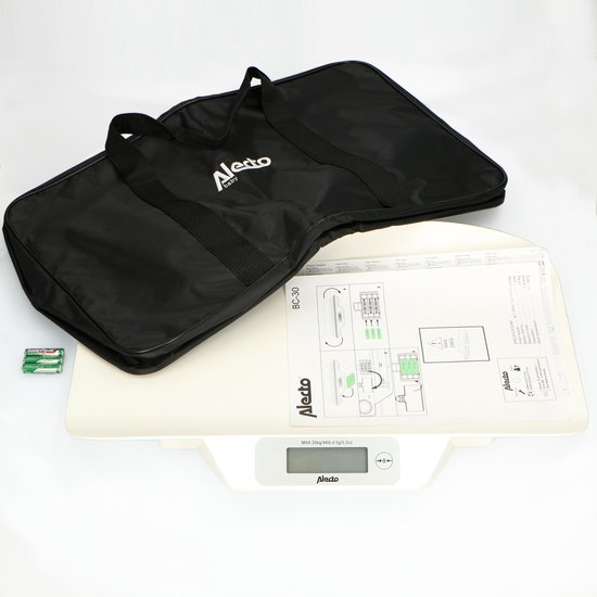 Alecto BC-30 - Babyweegschaal - Ook voor dieren - Inclusief Draagtas