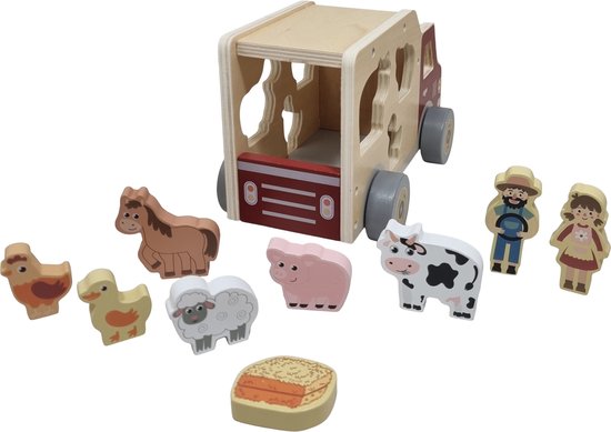 Vormenauto Boerderijdieren van Fisher Price — afbeelding 2