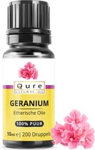 Geranium Olie 10ml | 100% Puur & Onbewerkt | Geurolie | Geranium Etherische Olie voor Huid, Haar en Aromatherapie