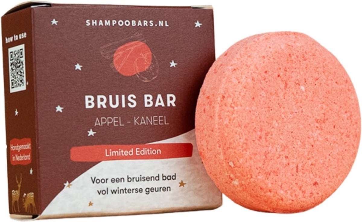 ShampooBars - Bruis Bar Appel Kaneel alle huidtypes - 60g