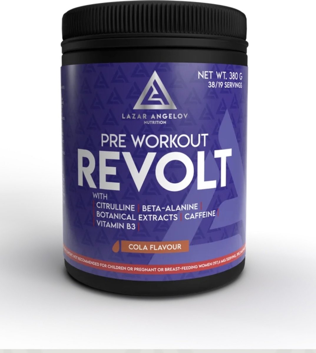 Goedkoopste Lazar Angelov Revolt pre-workout poeder Cola – 380g