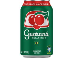 Guaraná Antartica - Braziliaanse Frisdrank - 24 Blikken a 0,33 Liter