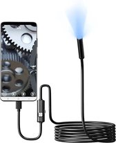 Wifi Endoscope Camera HD1018P 5.5 Mm-lens USB Camera Semi-stijve Kabel Waterdichte Draadloze Auto-inspectie-endoscoop (Size : 10m