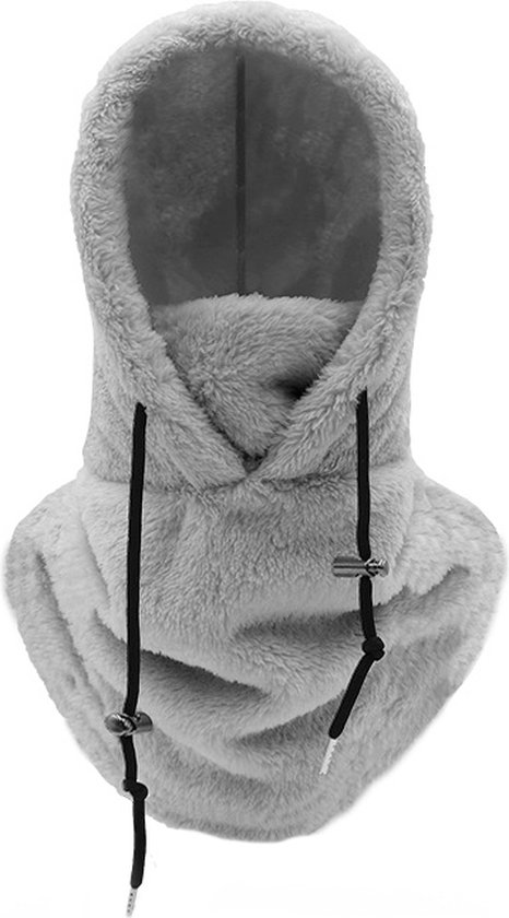 Skimasker 3-in-1 Muts - Grijs | One size | Fleece / Polyester | Fashion Favorite