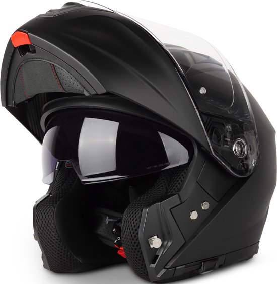 Casque Modulable VINZ Santos ECE 22.06 - Visière Solaire, Léger 1600g, Taille XS-XXL