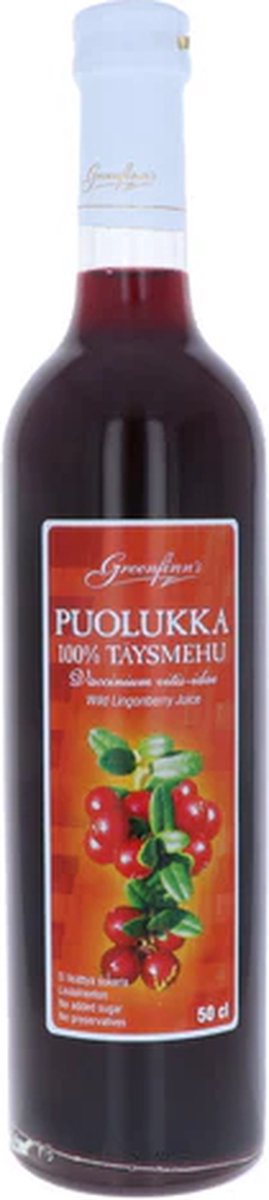 Goedkoopste Wilde Lingonberry Sap - Green Finns