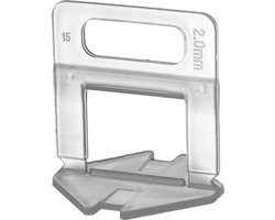 Tegelclips 2 mm 100 stuks | leveling clips