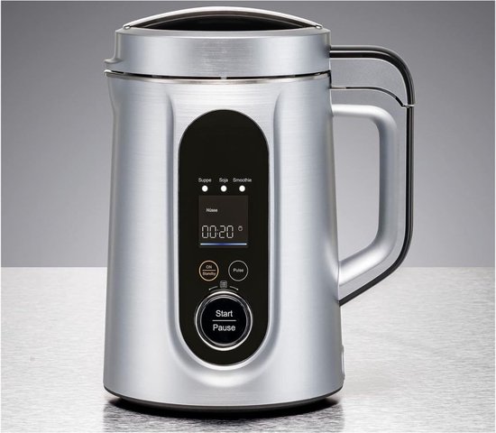 White-label® Soepmaker - Blender - 2 in 1 - Zilver van White-Label — afbeelding 5