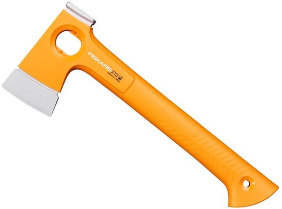 Fiskars Handbijl - 13 Inch Campingbijl - Ultralichte X-series X13 - Veilige niet-afneembare Bijlkop - 25 Jaar Garantie